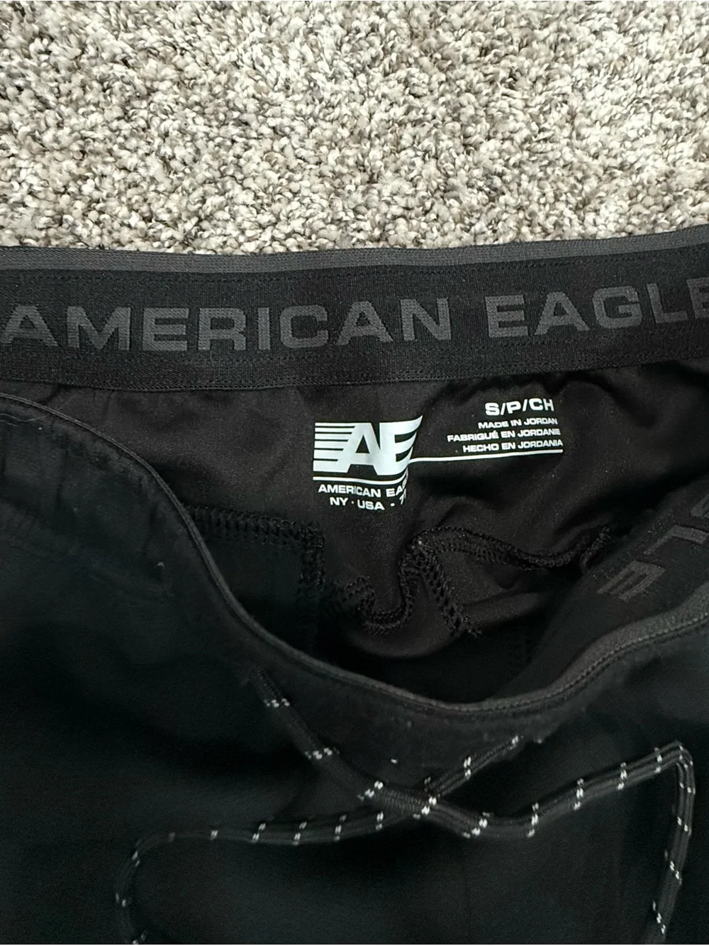 American Eagle Outfitters Black Men's Jogger Sweatpants